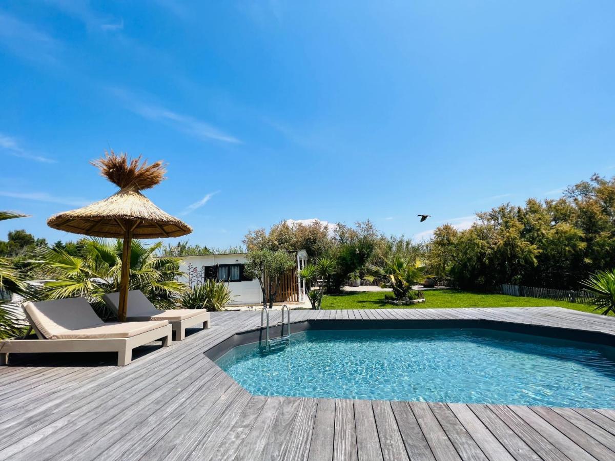 Cabane Le Flamant Avec Jardin, Piscine Et Parking Σαιντ-Μαρί-ντε-λα-Μερ Εξωτερικό φωτογραφία